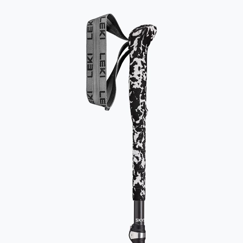 Trekking poles LEKI Skysolo FX.One Carbon neon orange/white/black 5