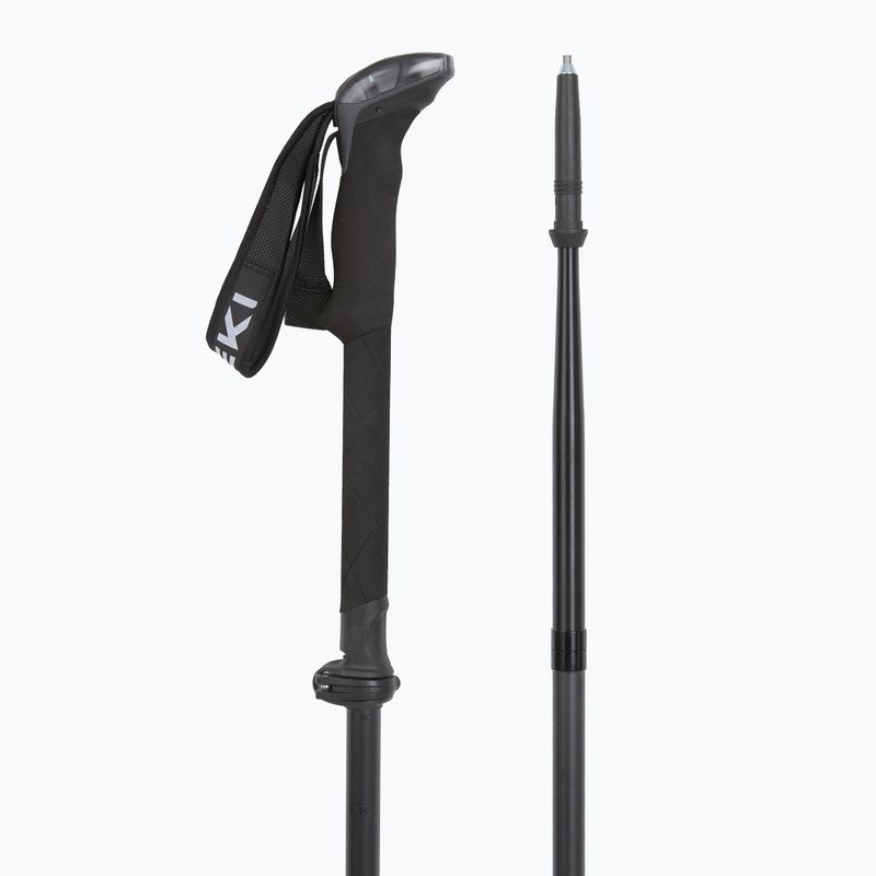 Trekking poles LEKI Sherpa FX Carbon Strong black/naturalcarbon/light anthracite 3