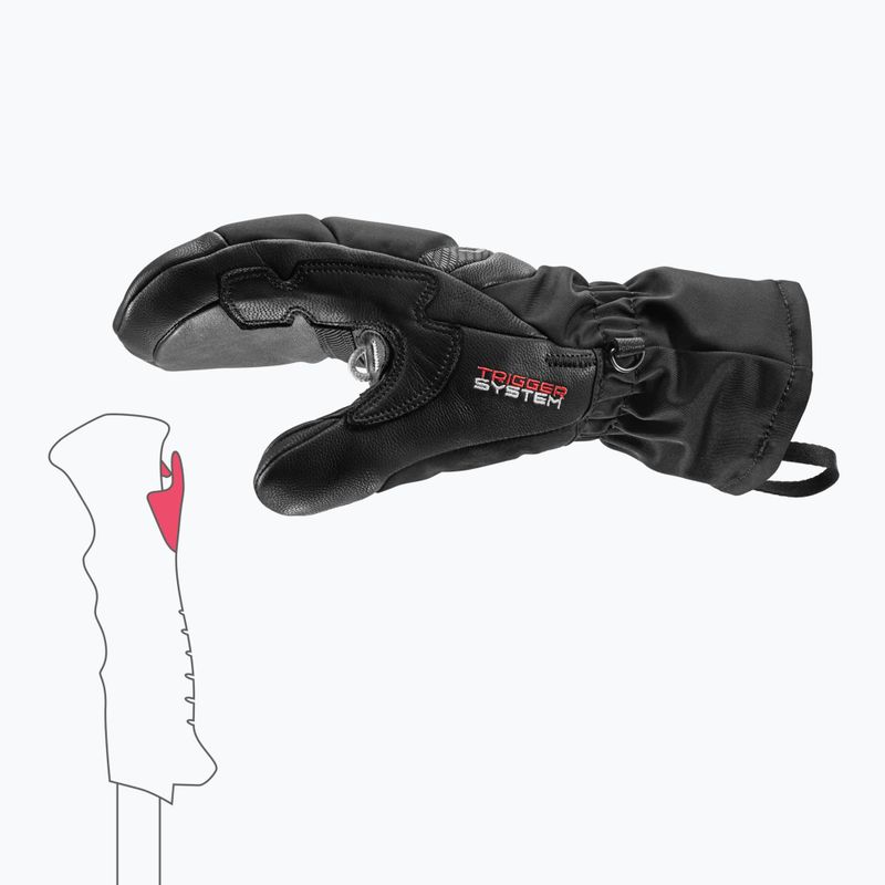 Women's ski gloves LEKI Griffin Base 3D Mitt black 9