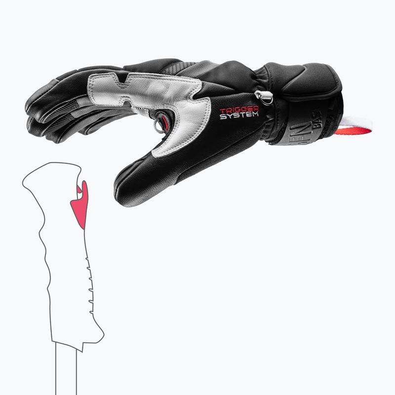 Men's ski gloves LEKI Griffin Base 3D black 5