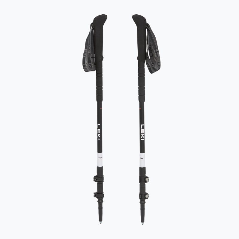 Trekking poles LEKI Skytera Lite black/white/neonorange 5
