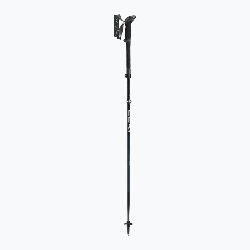 Trekking poles LEKI Makalu FX TA black stone blue/dark white 2