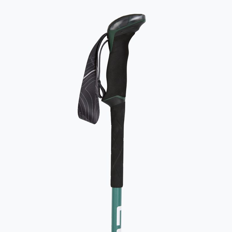 Trekking poles LEKI Makalu Lite malachite green/dark malachite green/white 2