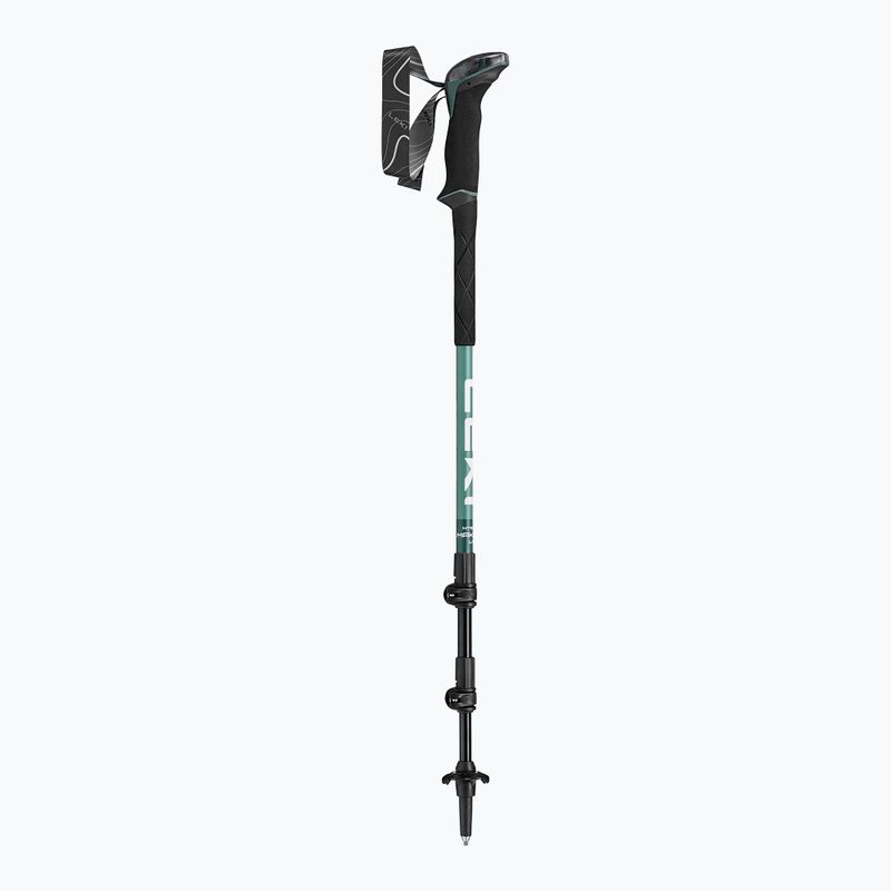 Trekking poles LEKI Makalu Lite malachite green/dark malachite green/white 3