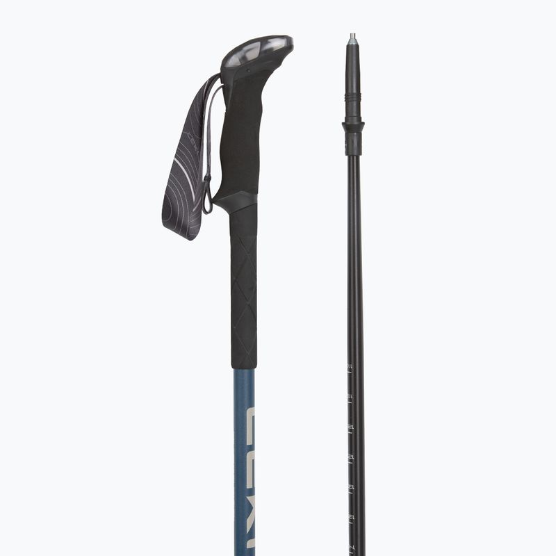 Trekking poles LEKI Makalu stone blue dark/warm grey dark 3