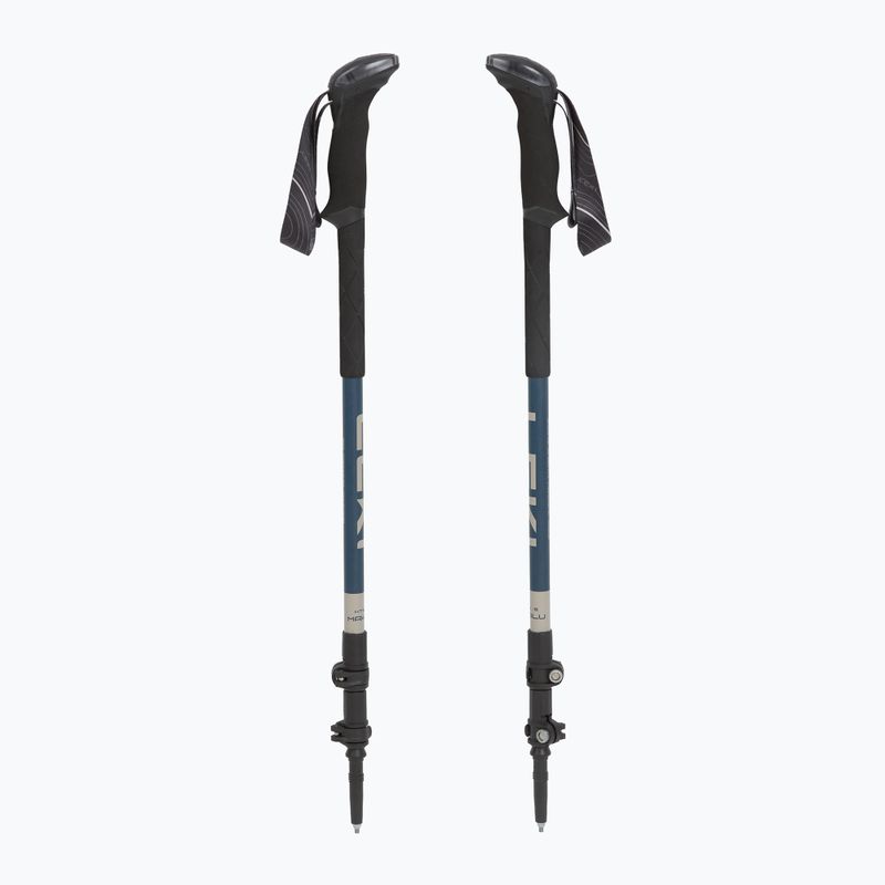 Trekking poles LEKI Makalu stone blue dark/warm grey dark 5