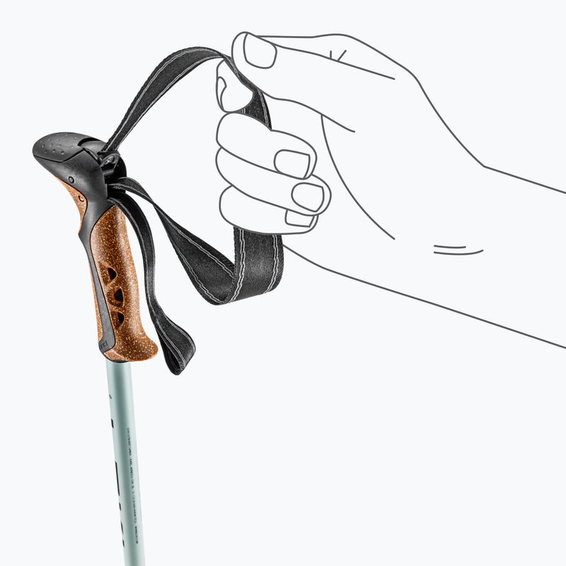 Trekking poles LEKI Khumbu Lite AS dark sea green/black 6