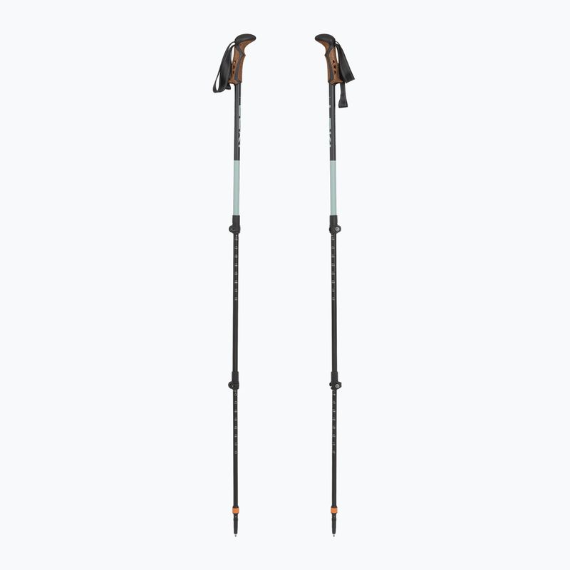 Trekking poles LEKI Khumbu AS black/dark sea green
