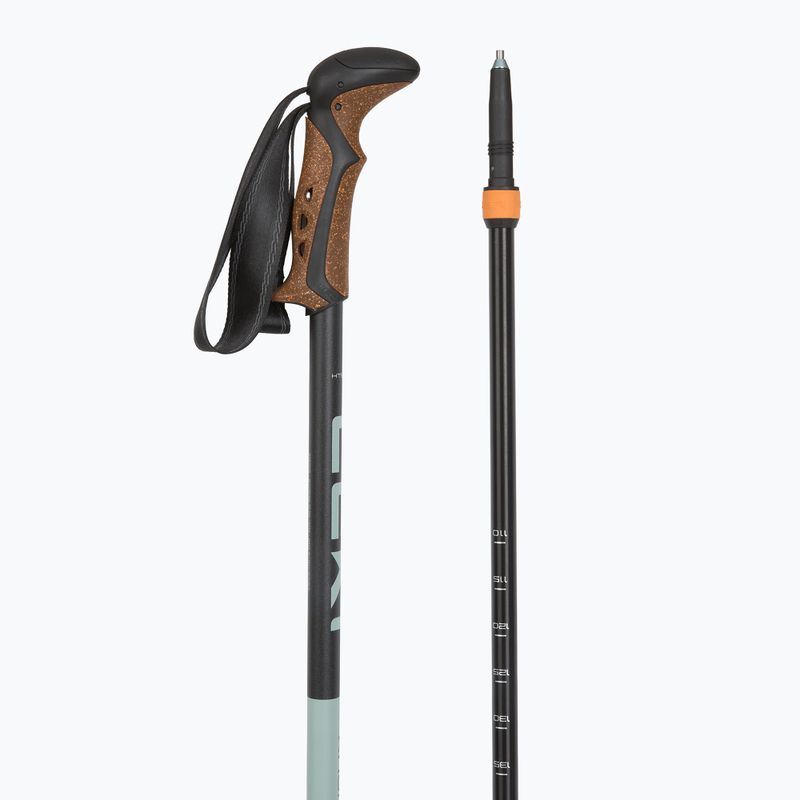 Trekking poles LEKI Khumbu AS black/dark sea green 3