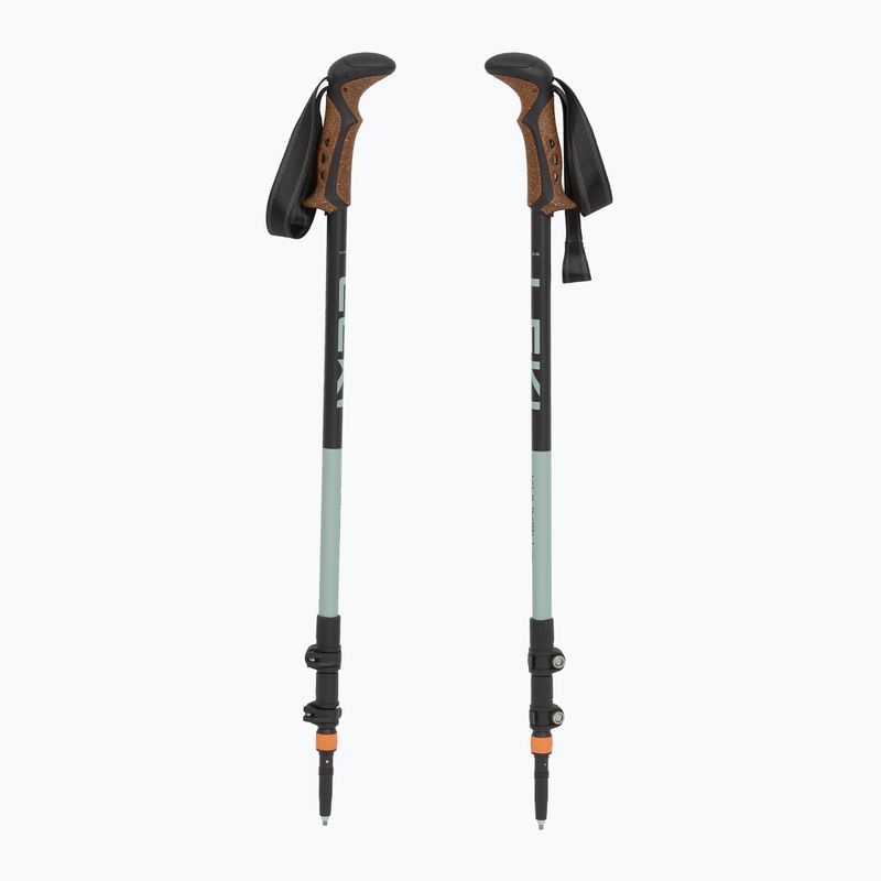 Trekking poles LEKI Khumbu AS black/dark sea green 5