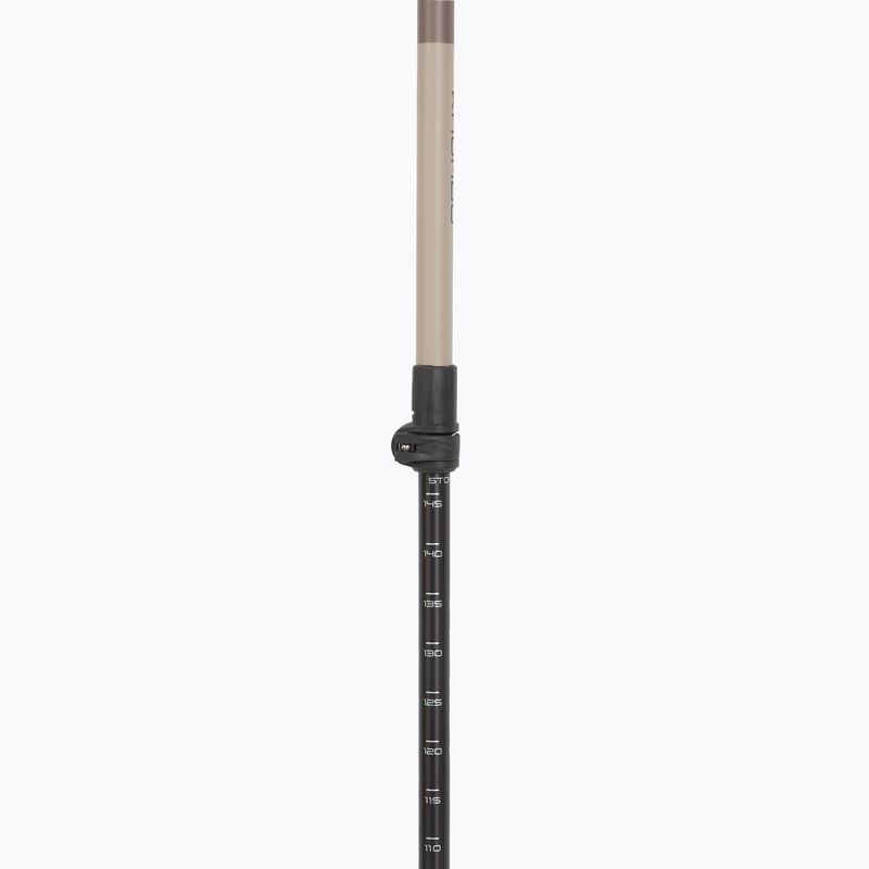 Trekking poles LEKI Khumbu black/pale clay light/pale clay dark 4