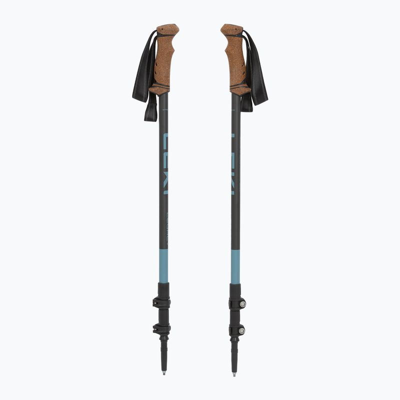 Trekking poles LEKI Legacy greyblue/dark anthracite 5