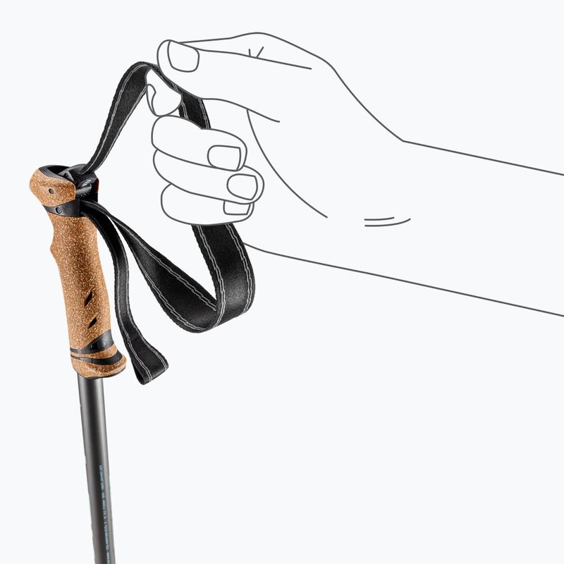 Trekking poles LEKI Legacy greyblue/dark anthracite 6