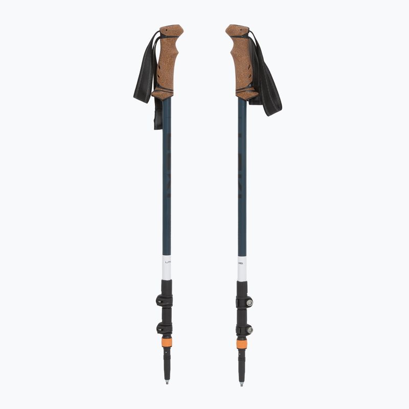 Trekking poles LEKI Legacy Lite AS black/denimblue/white 5
