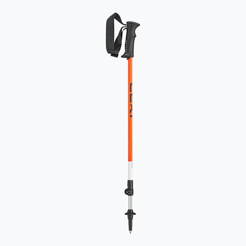 Trekking poles LEKI Legacy Junior orange/dark blue/white 3
