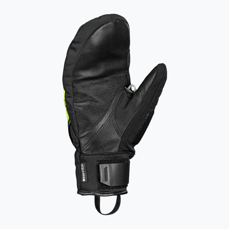 Ski gloves LEKI WCR Core TR Mitt black/neon yellow 3