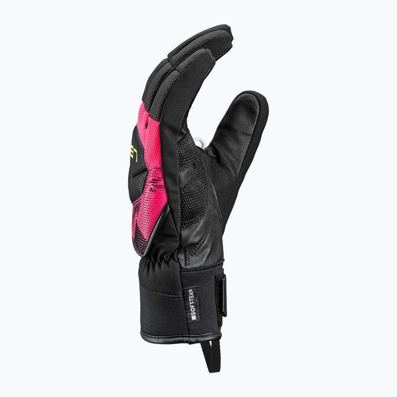 Ski gloves LEKI WCR Core TR black/neon pink/neon yellow 4