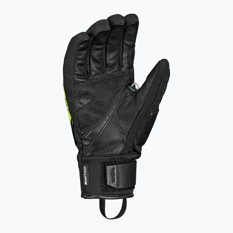 Ski gloves LEKI WCR Core TR black/neon yellow 3