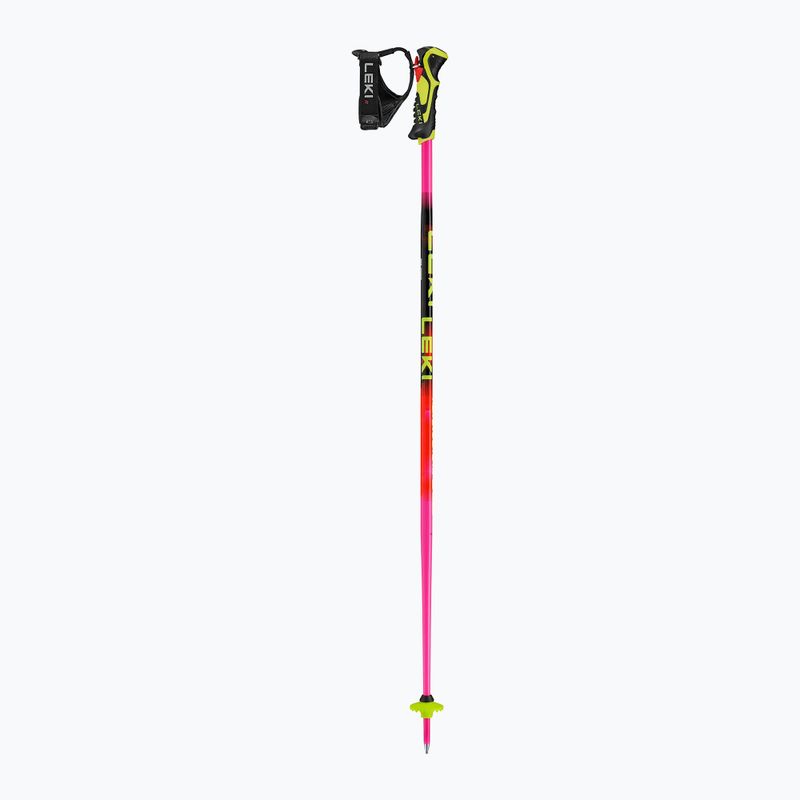 Children's ski poles LEKI WCR Evo Lite SL TR neon pink/black/neon yellow 2