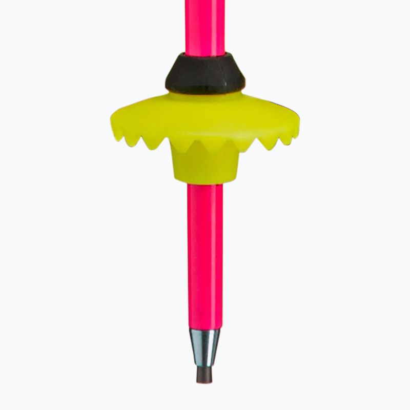 Children's ski poles LEKI WCR Pro Lite SL TR neon pink/black/neon yellow 5