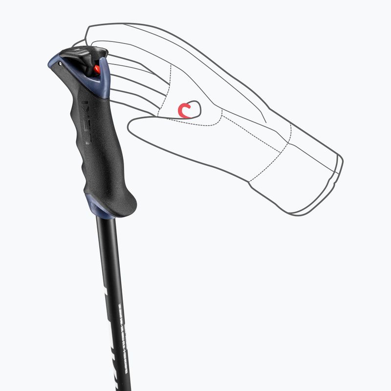 Ski poles LEKI Voltec Lite TR black 7