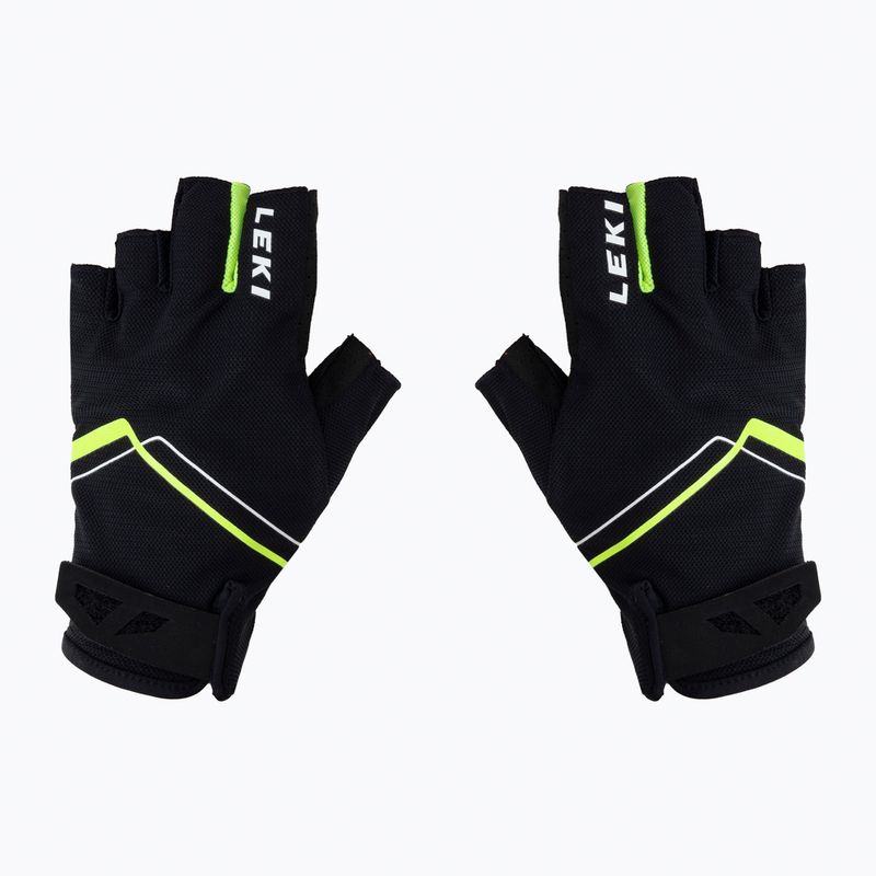 LEKI Nordic walking gloves Multi Breeze Short black 649704302060