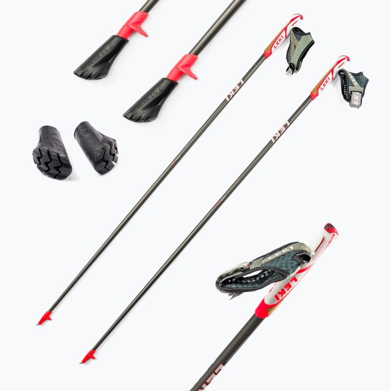 LEKI Flash Carbon grey Nordic walking poles 65025601115 6
