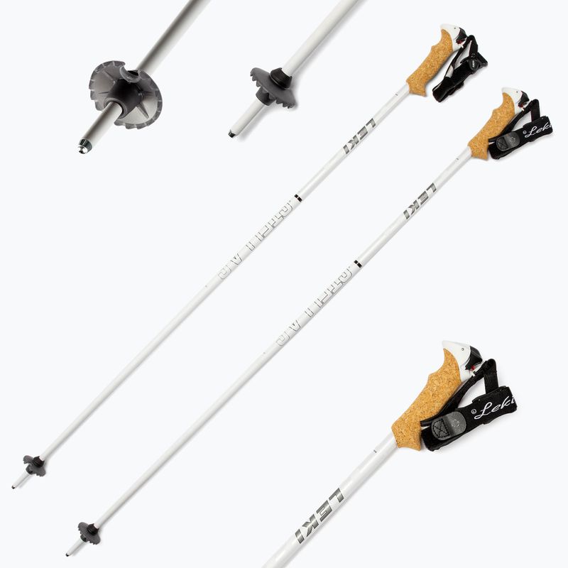 LEKI Stella S women's ski poles white 65066701 7