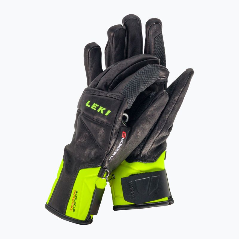 LEKI Worldcup Race Speed 3D men's ski glove black-green 650801301090