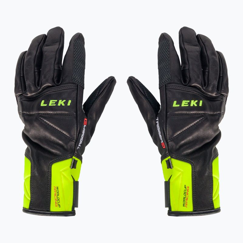 LEKI Worldcup Race Speed 3D men's ski glove black-green 650801301090 2