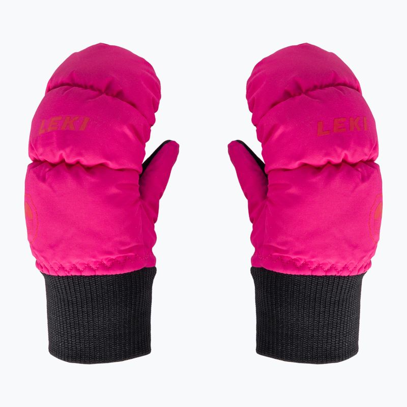 LEKI Children's Ski Gloves Little Eskimo Mitt Short pink 650802403030 2