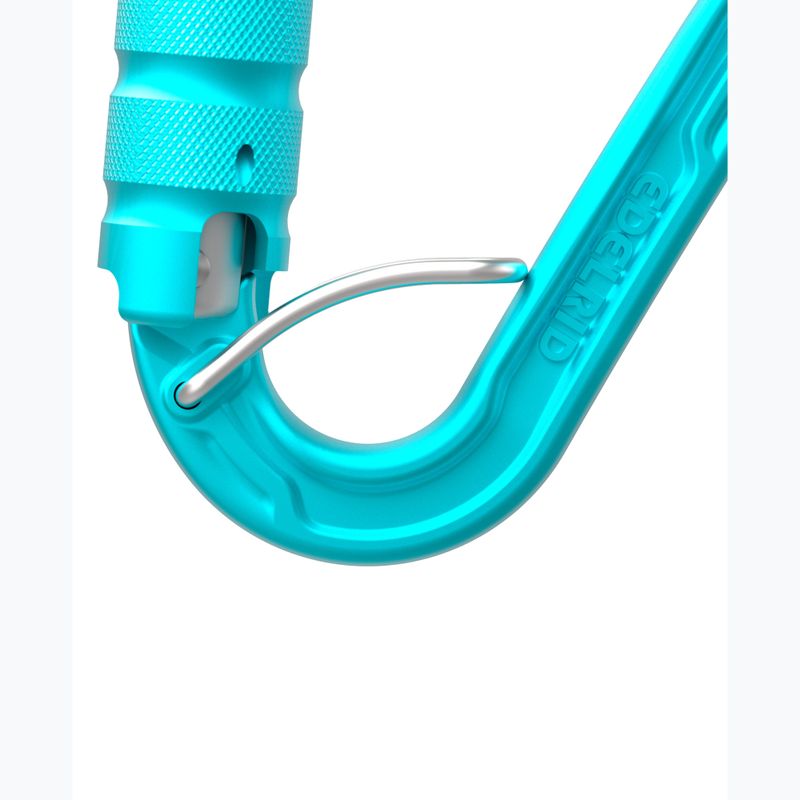 Climbing carabiner EDELRID HMS Strike Triple FG II icemint 3