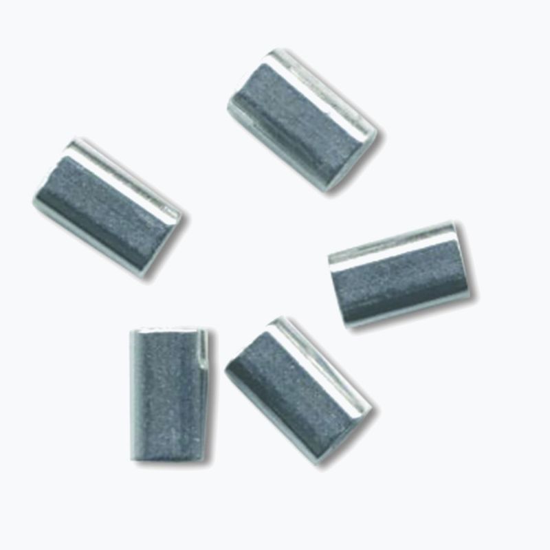Black Cat clip-on tubes 20pcs silver 6410007