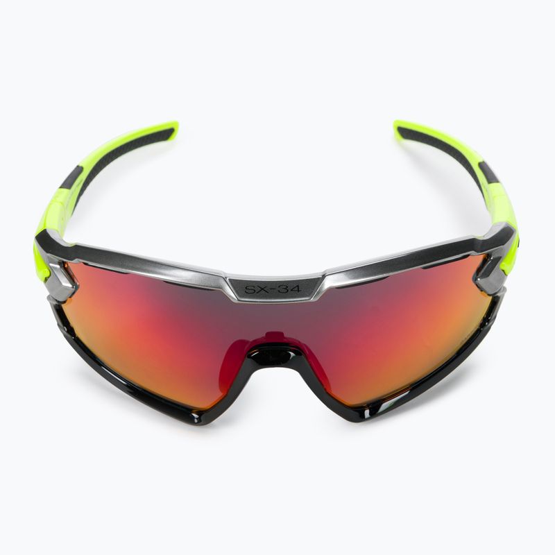 CASCO cycling glasses SX-34 Carbonic black/neon yellow 09.1313.30 5