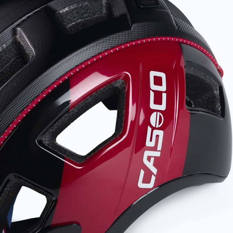 CASCO MTBE 2 bicycle helmet black-red 04.1325 7
