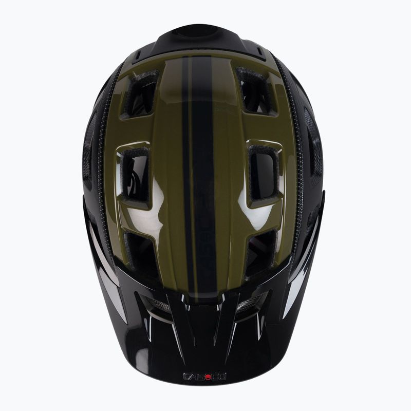 CASCO MTBE 2 bicycle helmet black and green 04.1345 6