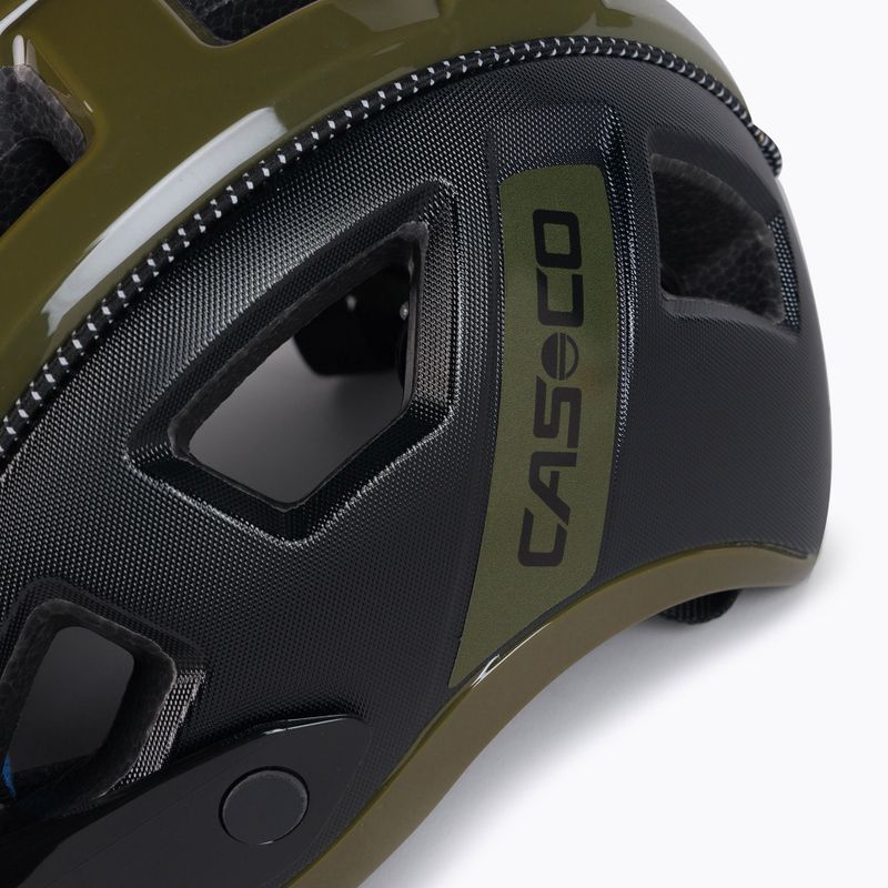 CASCO MTBE 2 bicycle helmet black and green 04.1345 7