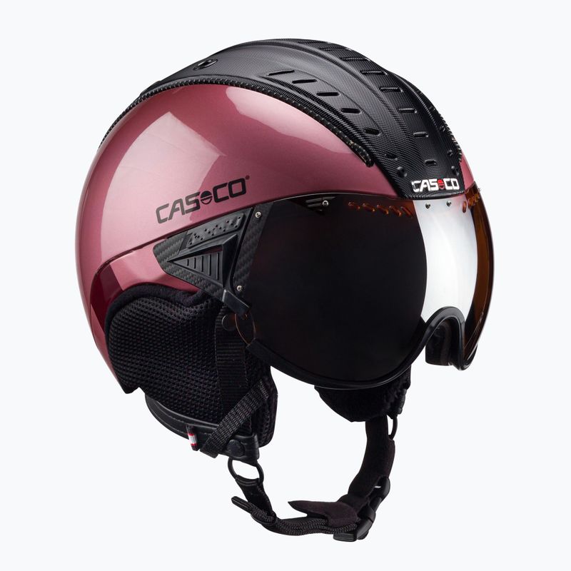 CASCO ski helmet SP-2 Carbonic Visor pink 07.3736