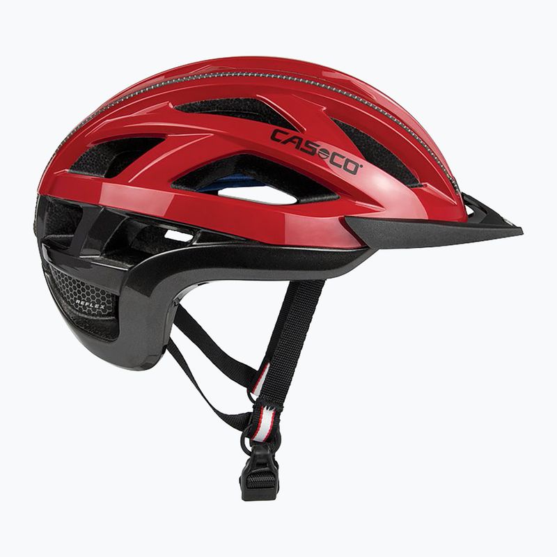 CASCO Cuda 2 ruby noir bicycle helmet 6