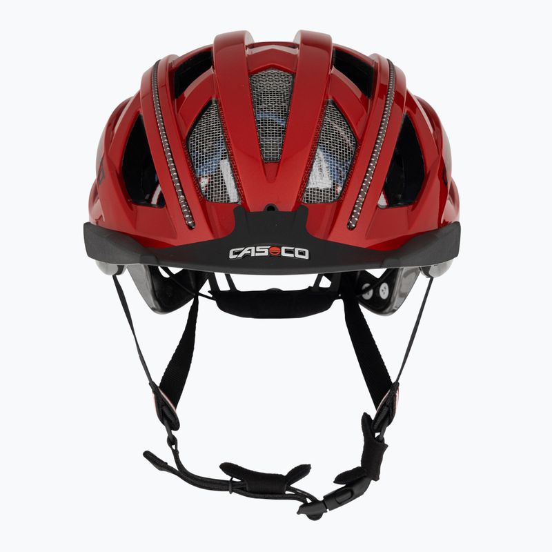 CASCO Cuda 2 ruby noir bicycle helmet 2