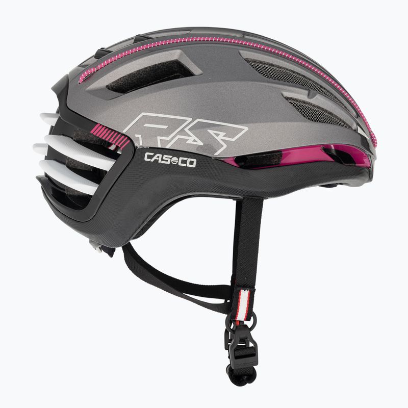 CASCO Speedairo 2 bicycle helmet anthracite fuchsia 4