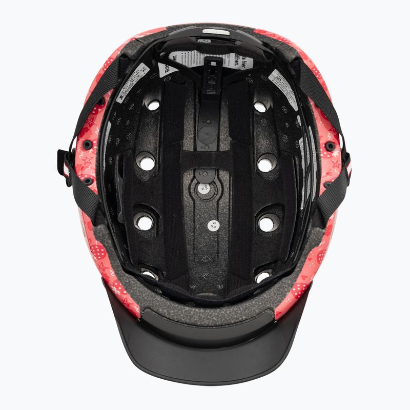 CASCO Mini 2 strawberry blush children's bicycle helmet 5