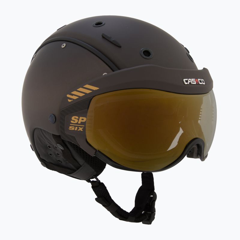 CASCO ski helmet SP-6 Visor brown gradient