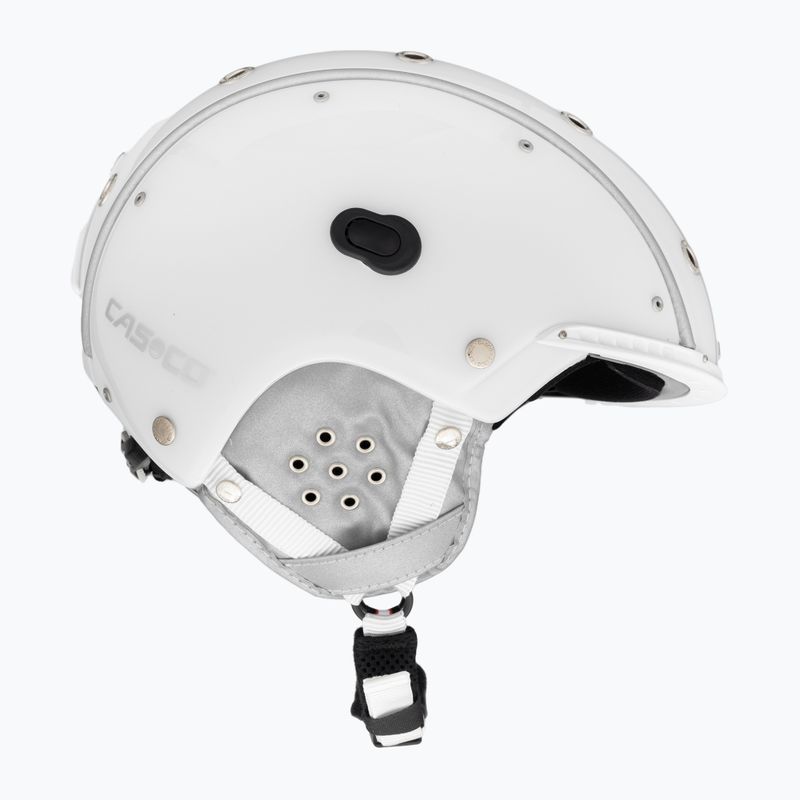 CASCO SP-3 airwolf white ski helmet 4