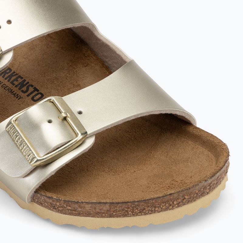 BIRKENSTOCK flip-flops Arizona BF Narrow electric metallic gold 1014840 7