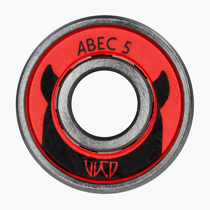 Wicked ABEC 5 8-pack red/black bearings 310035