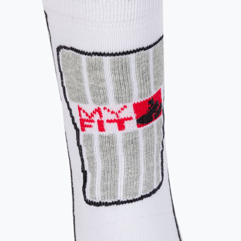 Powerslide MyFit skate socks white and grey 900988 3