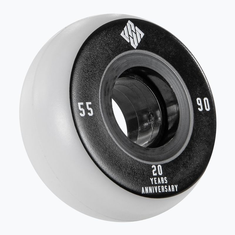 Roller skate wheels USD Team 55 4 pcs. milky 2