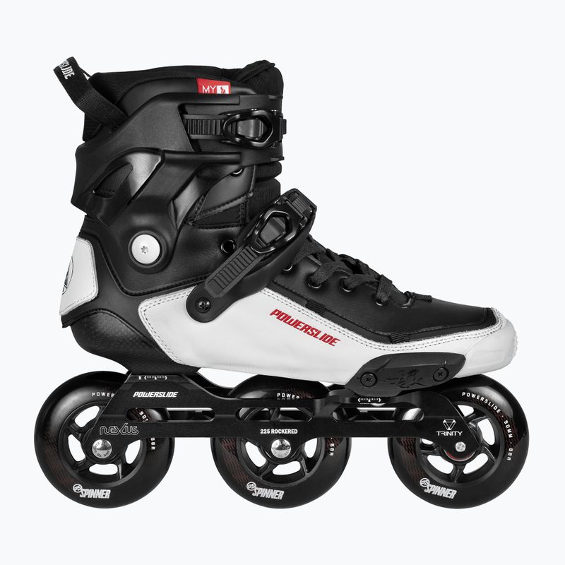 Inline skates Powerslide Tau 90 black/white 2