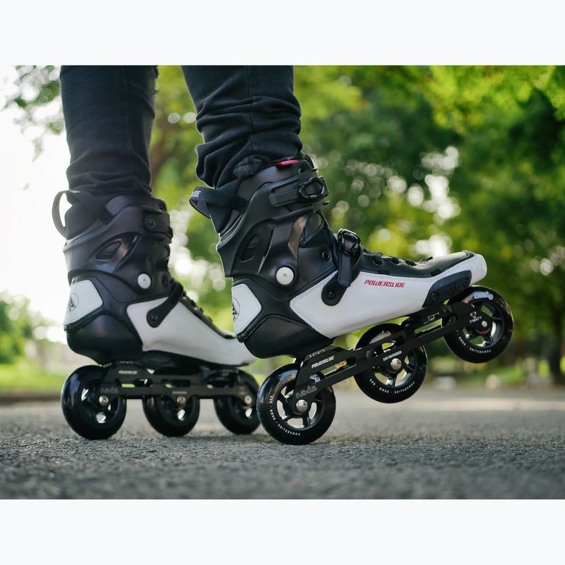 Inline skates Powerslide Tau 90 black/white 8